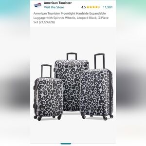 American Tourister Moonlight Hardside Expandable Luggage with Spinner Wheels